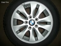 16" BMW Alufelgen + Winterreifen 1er E81, E82, E87, E88