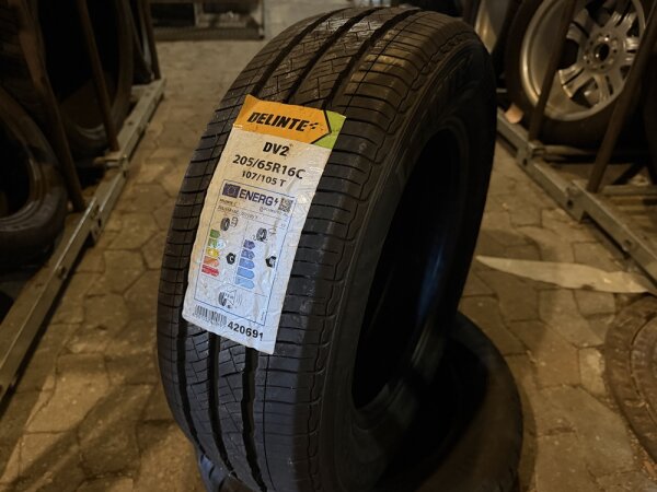 205/65 R16C 107/105T Delinte DV2 Sommerreifen, Neu, C, B, 72db