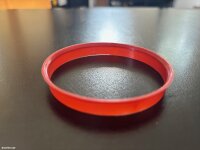 Zentrierring orange 74,1mm -> 72,6mm