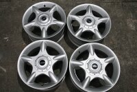 16 Zoll Mini One, Cooper (R50, R51, R53, R57) Alufelgen 6,5x16/ET48, 4/100, Silver 1512348 / 5 Spider Spoke 83