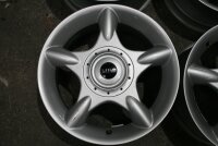 16 Zoll Mini One, Cooper (R50, R51, R53, R57) Alufelgen 6,5x16/ET48, 4/100, Silver 1512348 / 5 Spider Spoke 83