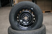 14" Fiat 500 (312) Stahlfelgen + Sommerreifen