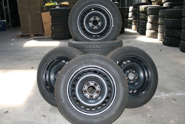 15" Mercedes Stahlfelgen + Winterreifen A-Klasse W169
