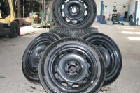 16" Opel Stahlfelgen + Sommerreifen Corsa F