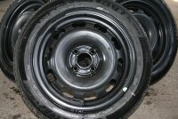 16" Opel Stahlfelgen + Sommerreifen Corsa F