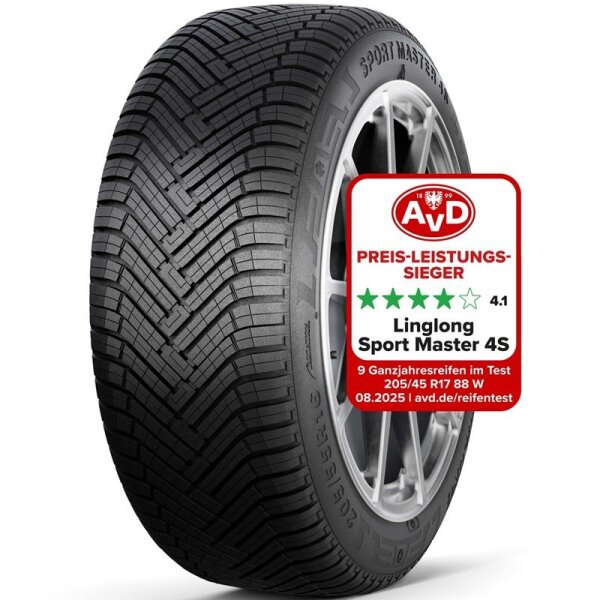 195/65 R15 91H LINGLONG SPORT MASTER 4S Ganzjahresreifen - D, B, 69db